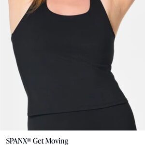 NWT SPANX Teal Contour Crossback Shelf Tank